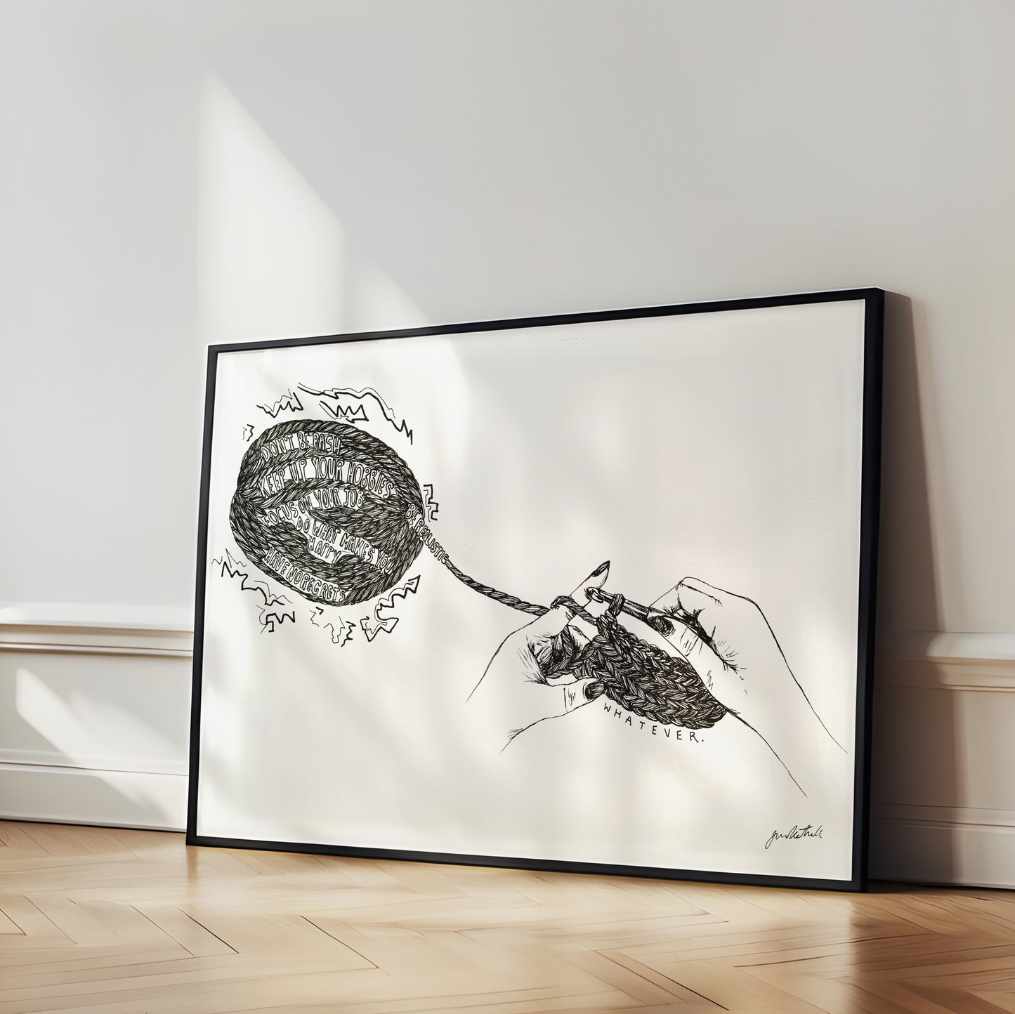 Crochet the Thoughts Away